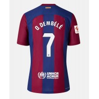 Barcelona Ousmane Dembele #7 Fußballbekleidung Heimtrikot 2023-24 Kurzarm